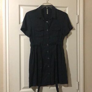 NWT Zara button down shirt dress.
